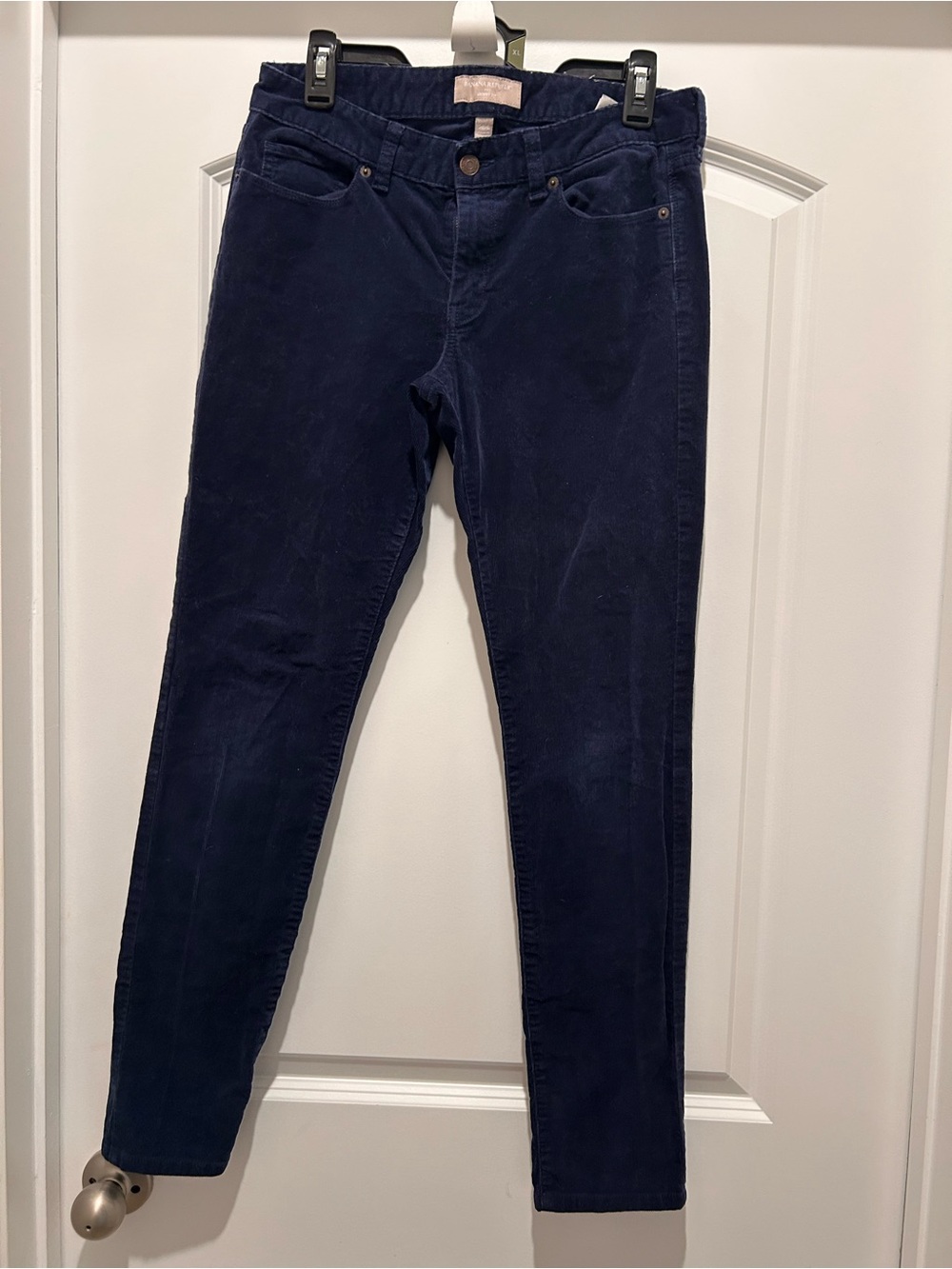Banana Republic Navy Corduroy Slim Pants